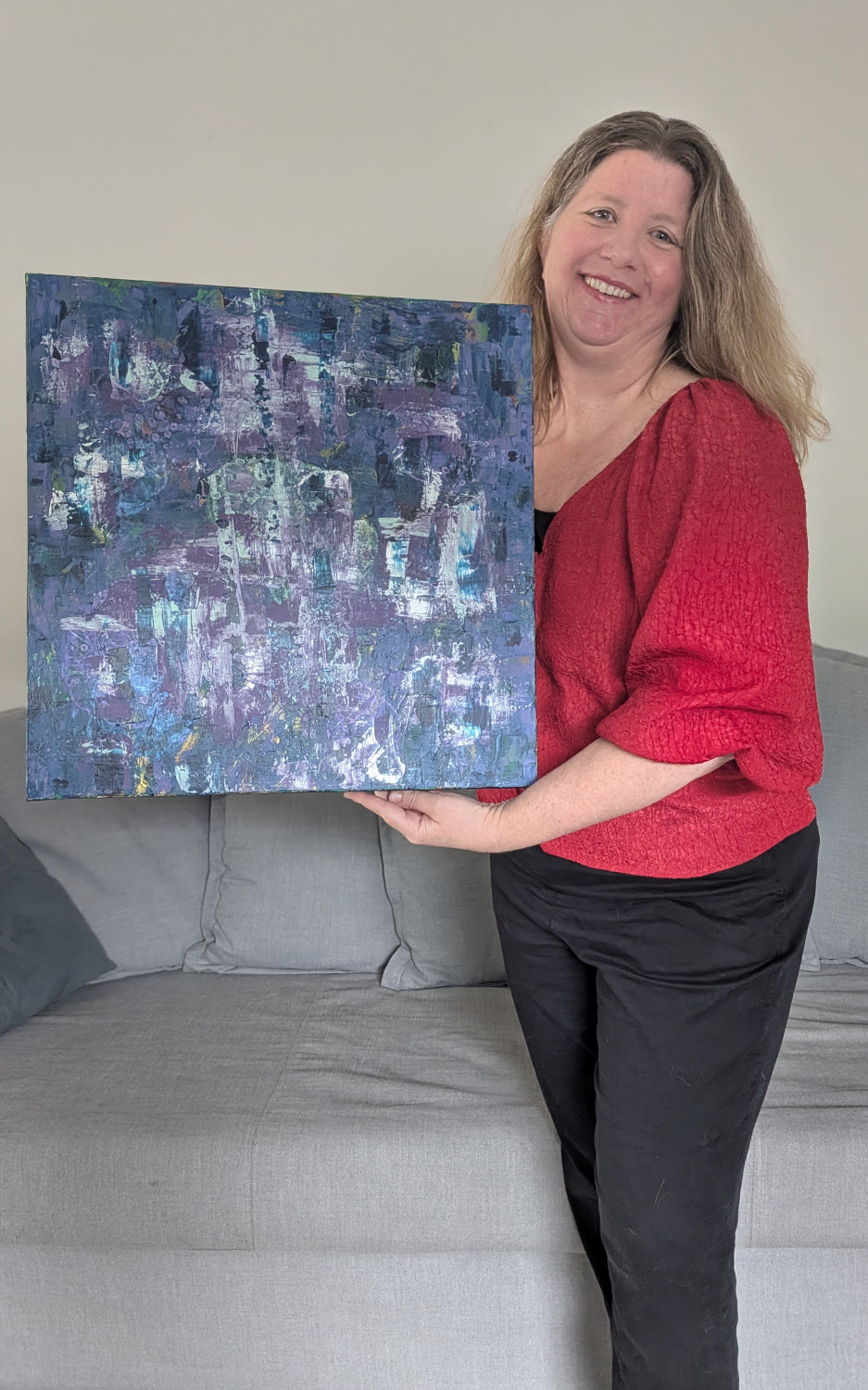 Blueberry Magic | Original Acrylic Painting