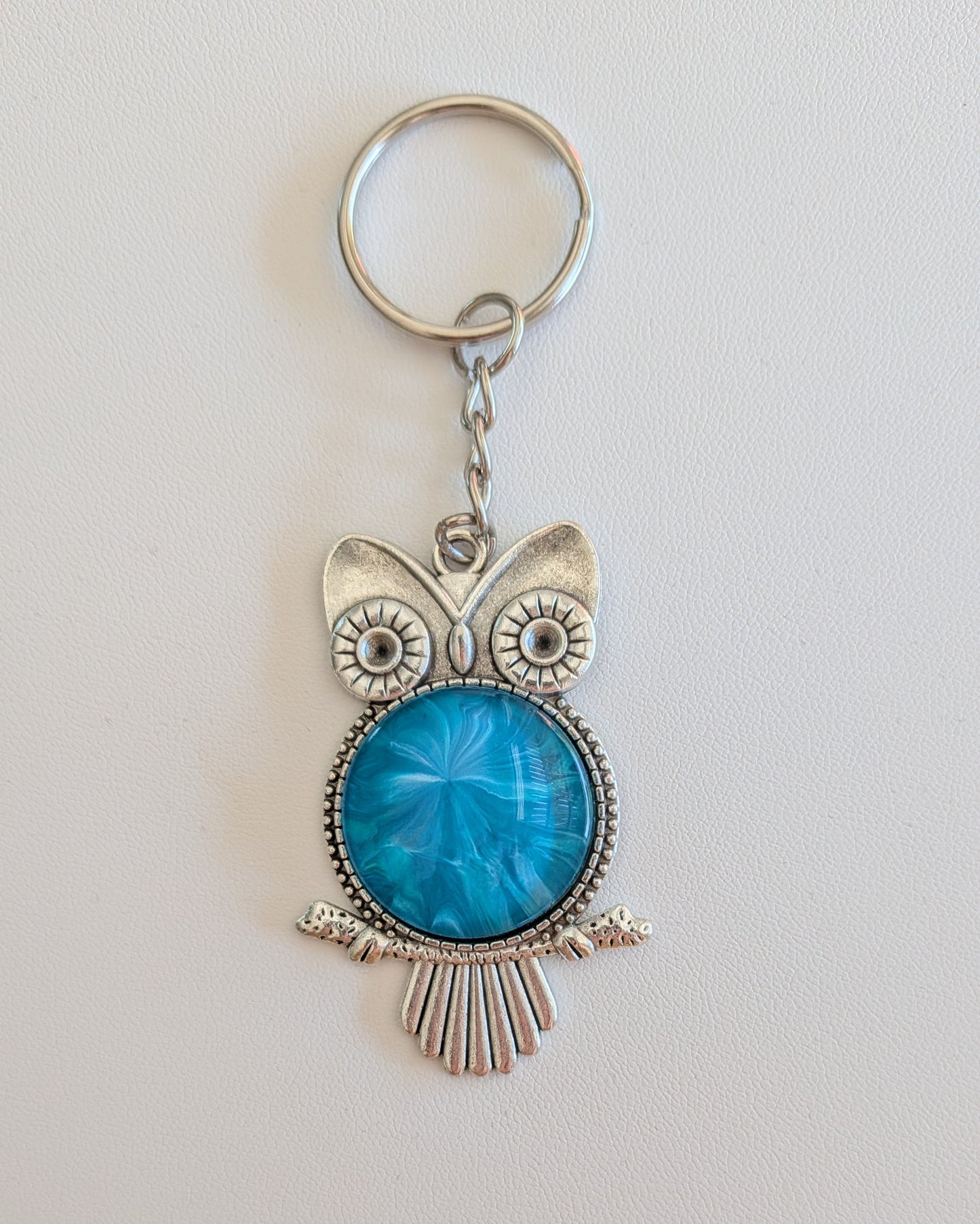 Moonlit Owl - Keychain