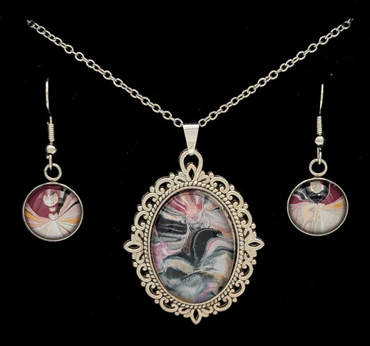 Marbled Swirl - Jewelry Set
