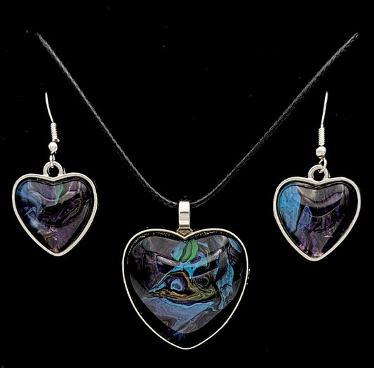 Midnight Heart - Jewelry Set