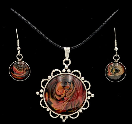 Autumn Spiral - Jewelry Set