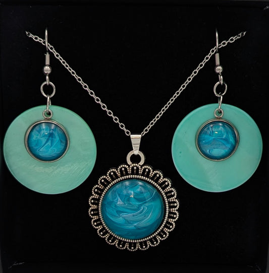 Seafoam Lace - Jewelry Set