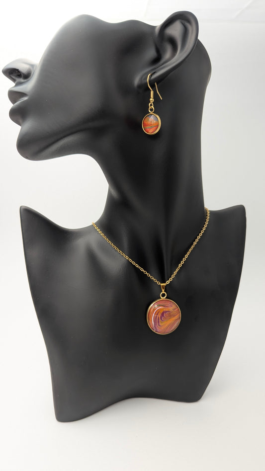 Golden Ember - Jewelry Set