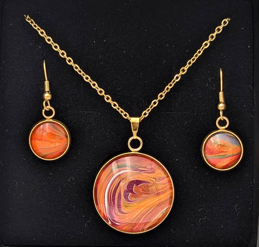 Golden Ember - Jewelry Set