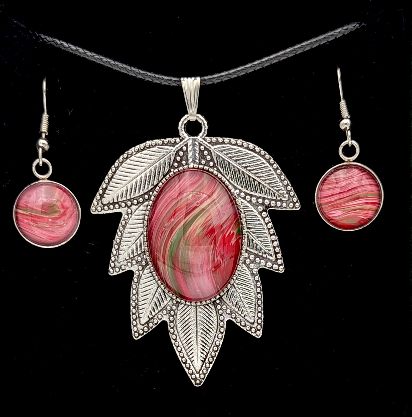 Crimson Leaf - Jewelry Set