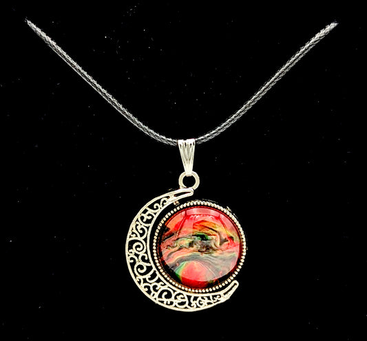 Crimson Eclipse - Necklace