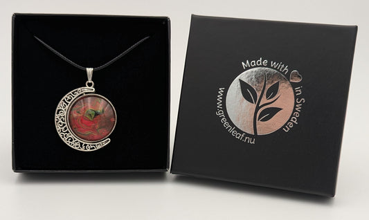 Crimson Crescent  - Necklace