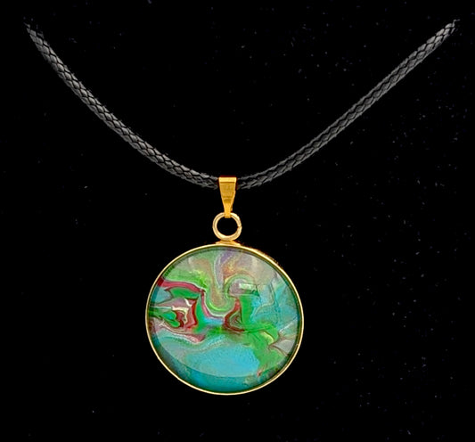 Emerald Crossing - Necklace