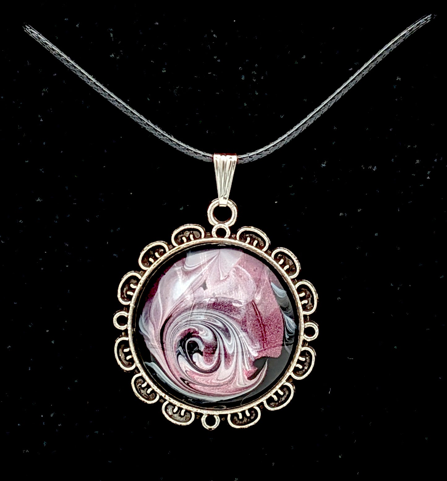 Velvet Spiral - Necklace