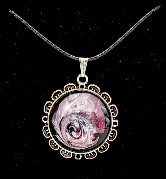 Velvet Spiral - Necklace
