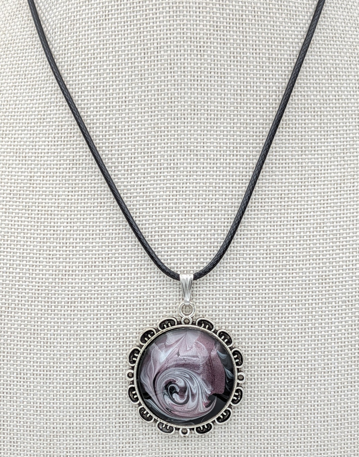 Velvet Spiral - Necklace