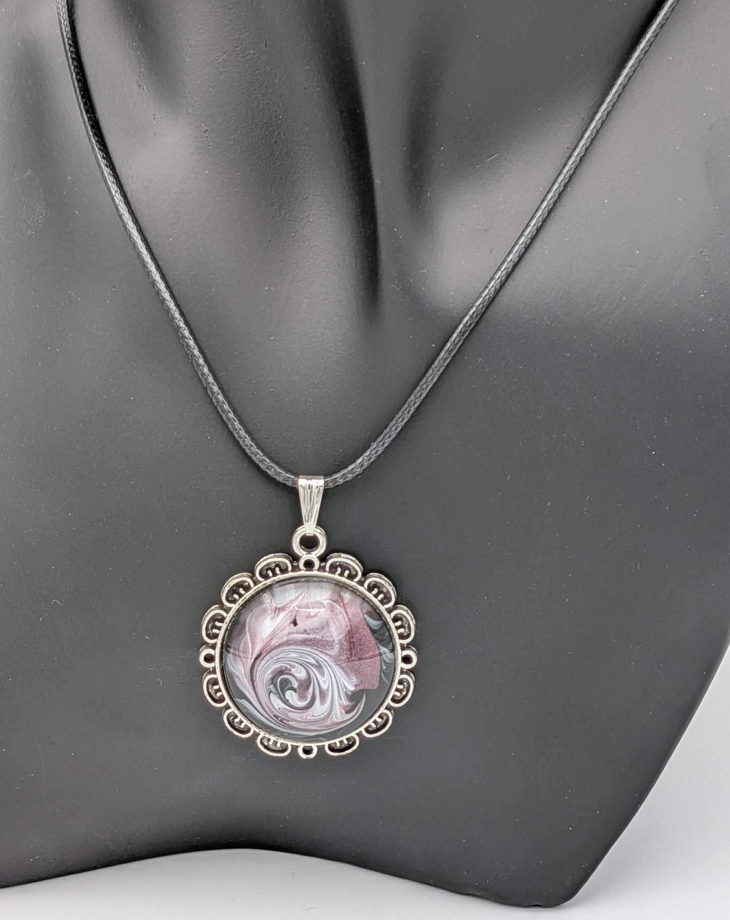 Velvet Spiral - Necklace