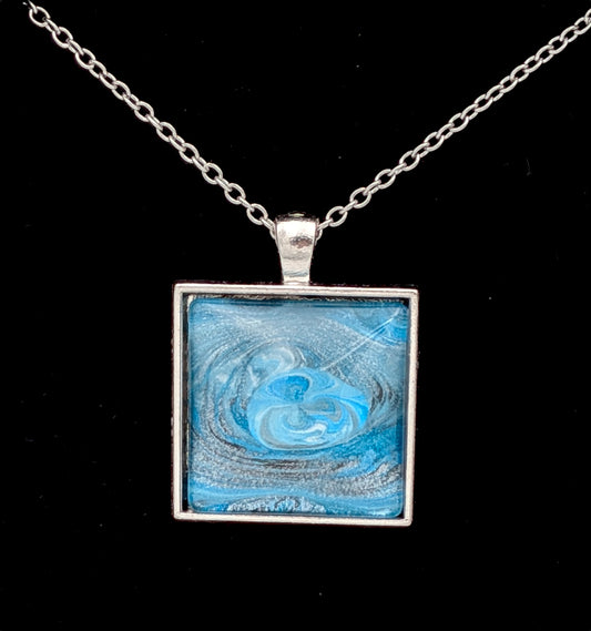 Blue Vortex - Necklace