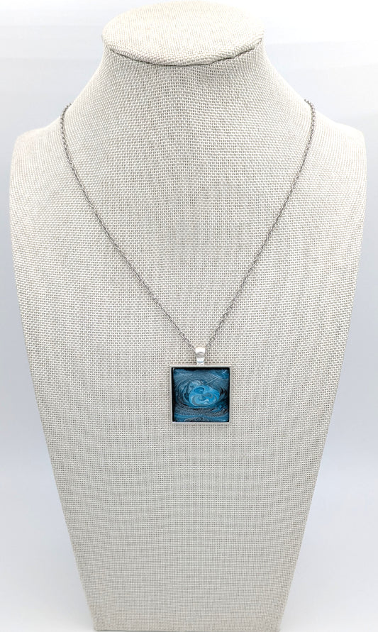 Blue Vortex - Necklace