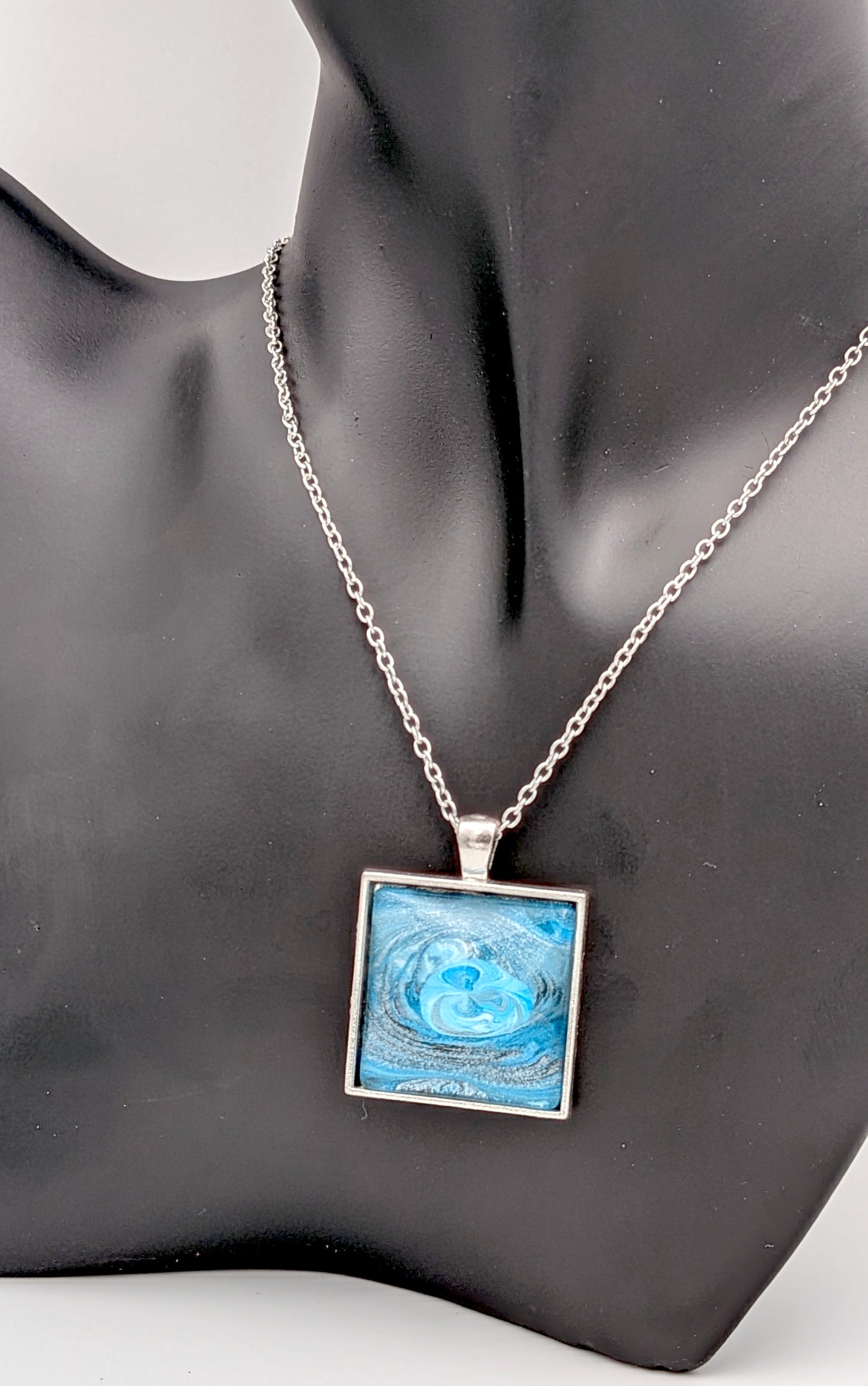 Blue Vortex - Necklace