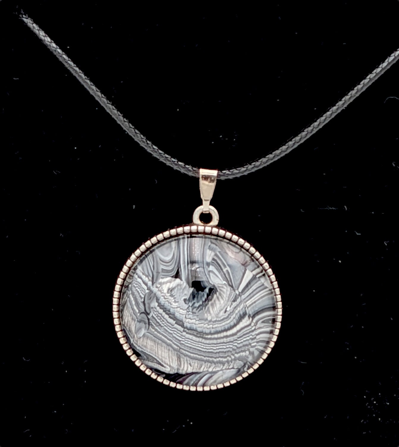 Silver Vortex - Necklace