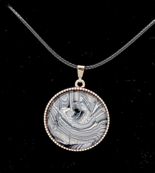 Silver Vortex - Necklace