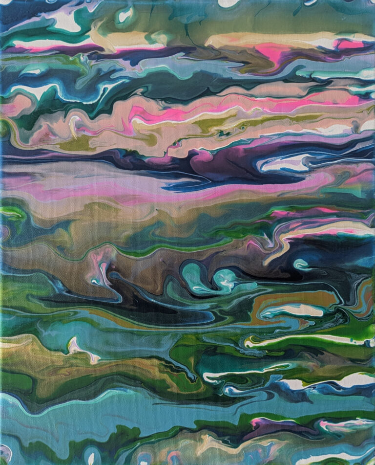 Fog Wave | Original Acrylic Painting