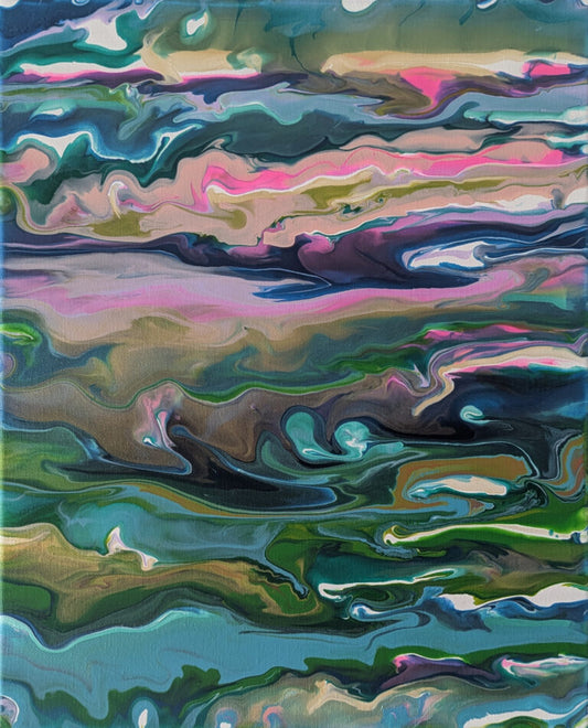 Fog Wave | Original Acrylic Painting
