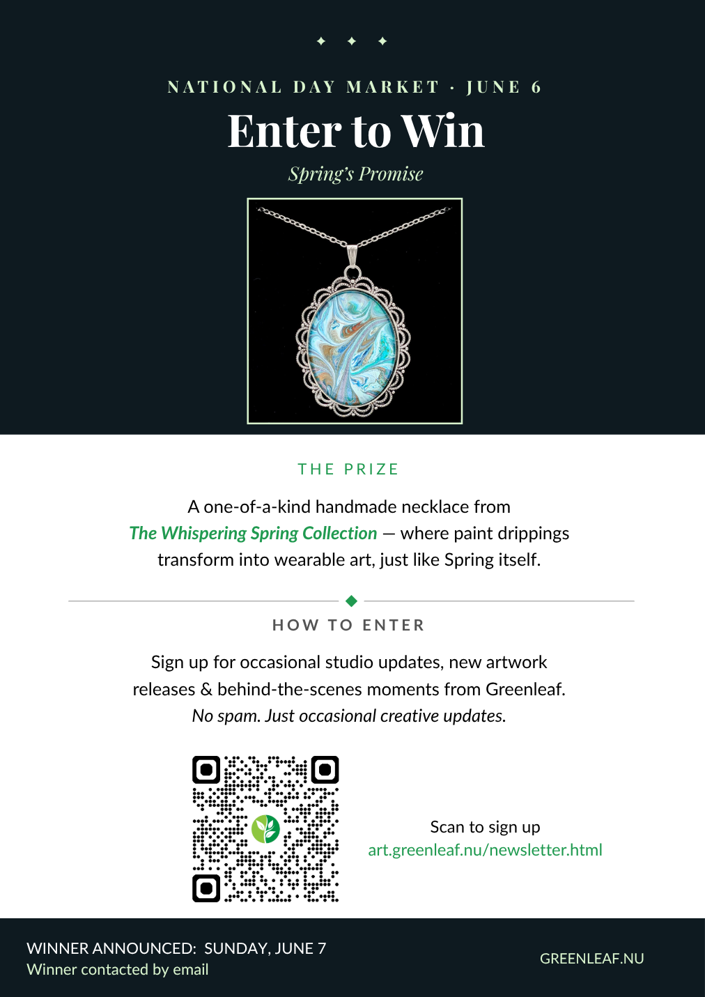 Springs Promise - Necklace Giveaway