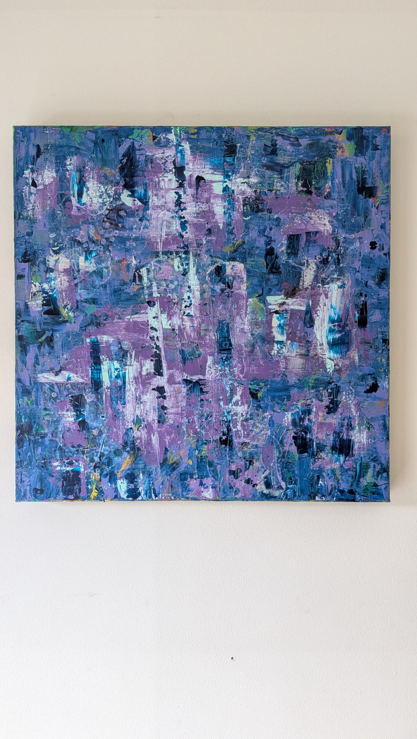 Blueberry Magic | Original Acrylic Painting