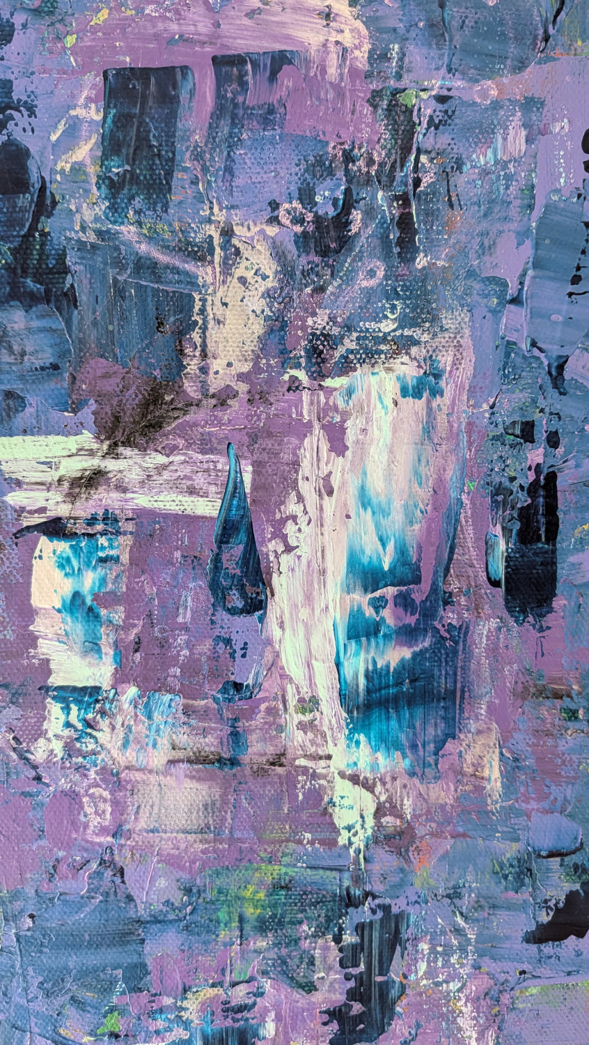 Blueberry Magic | Original Acrylic Painting