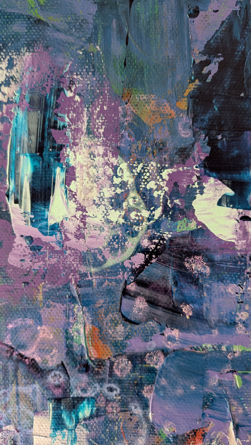 Blueberry Magic | Original Acrylic Painting