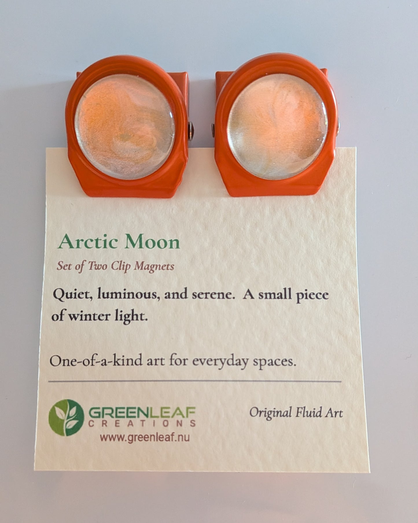 Arctic Moon - Clip Magnet
